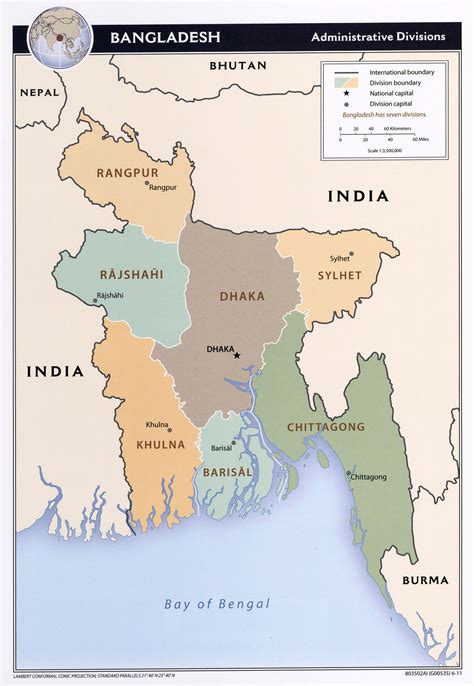 the map of bangladesh.